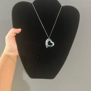 Swarovski Mini loveheart crystal pendant necklace